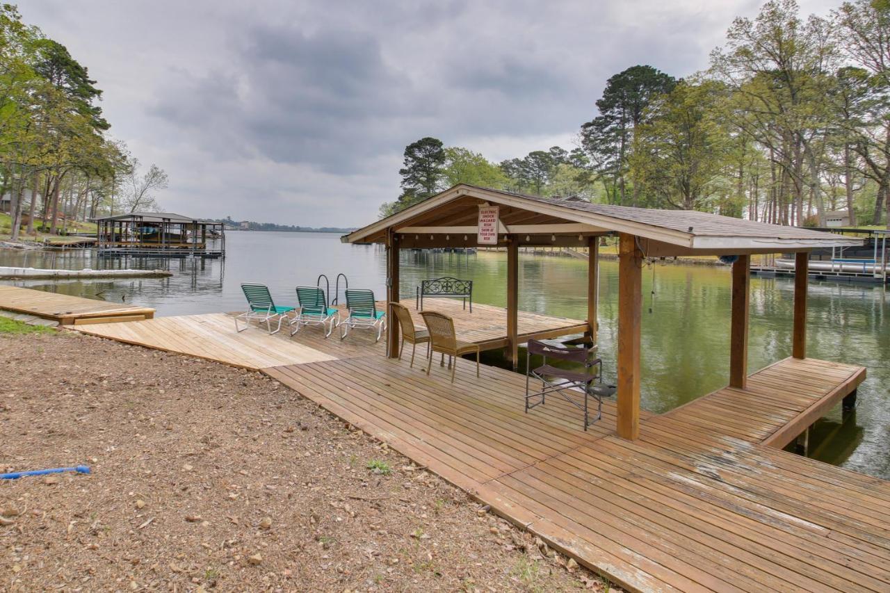 Cozy Lake Cabin With Dock In Hot Springs Natl Park Villa Lake Hamilton Dış mekan fotoğraf