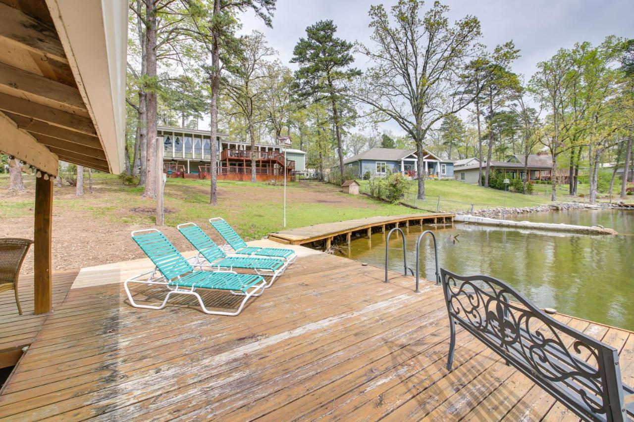 Cozy Lake Cabin With Dock In Hot Springs Natl Park Villa Lake Hamilton Dış mekan fotoğraf